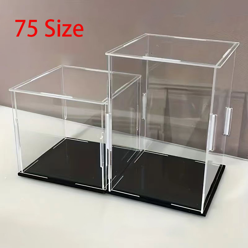 Action Figure Stand - Kabinet Display akrilik bening untuk tokoh