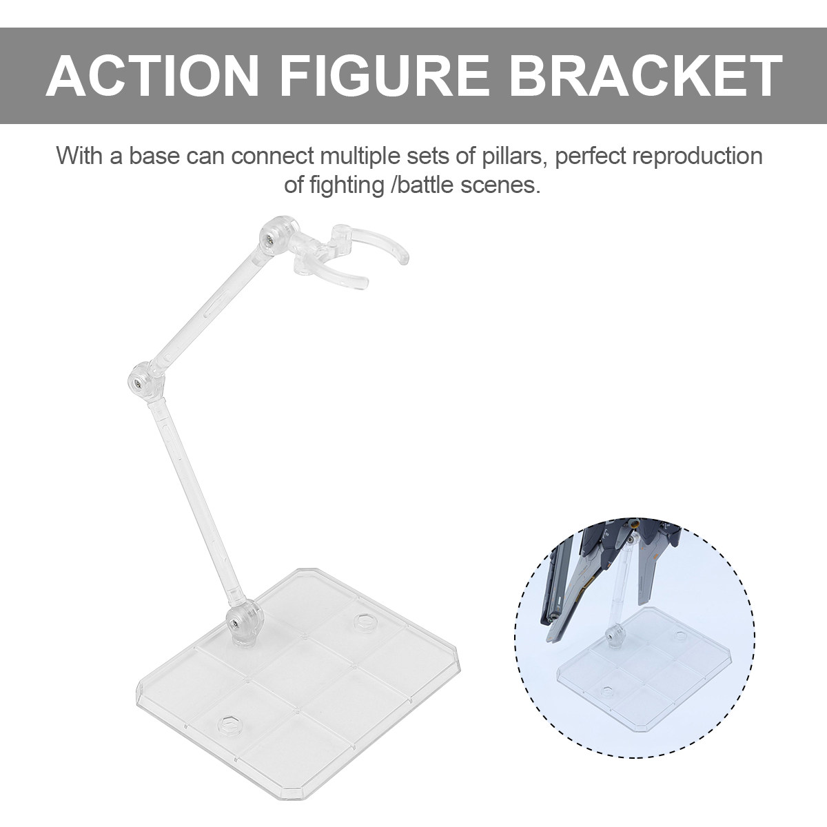 Action Figure Stand - 5 Buah Penyangga Figur Aksi yang