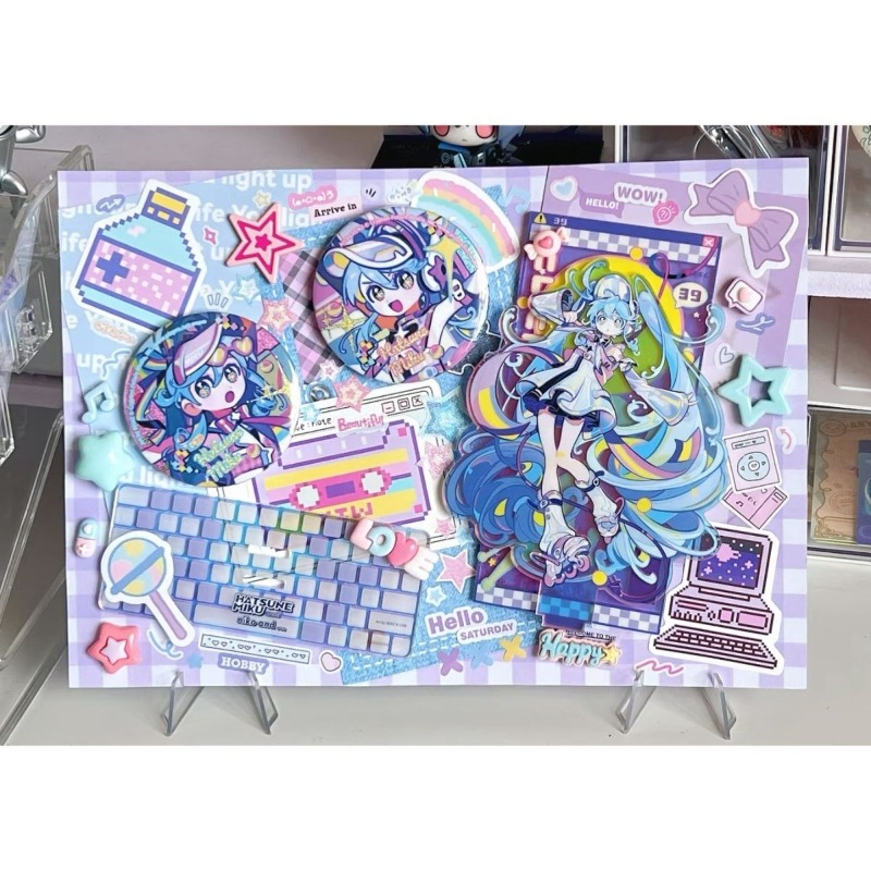 Figma Stand Set - Hatsune Miku Akrilik Stand Figur Lencana