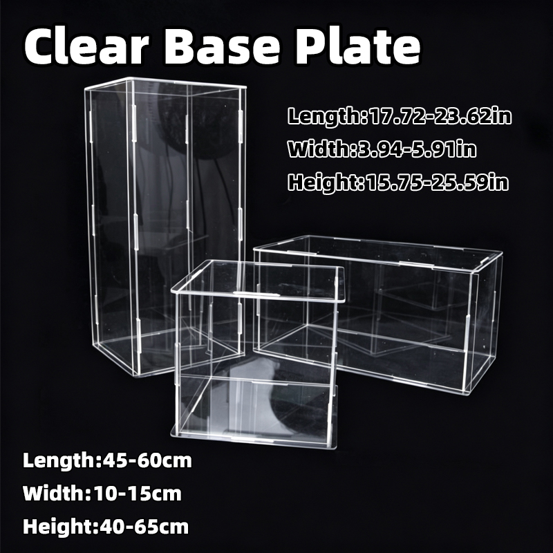Display Case Acrylic - Kotak Penyimpanan Akrilik Transparan untuk Perakitan