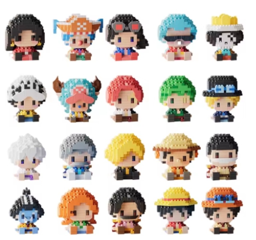 ONE PIECE Sun God Nika Luffy M - Building Block Mini ulasan dan harga