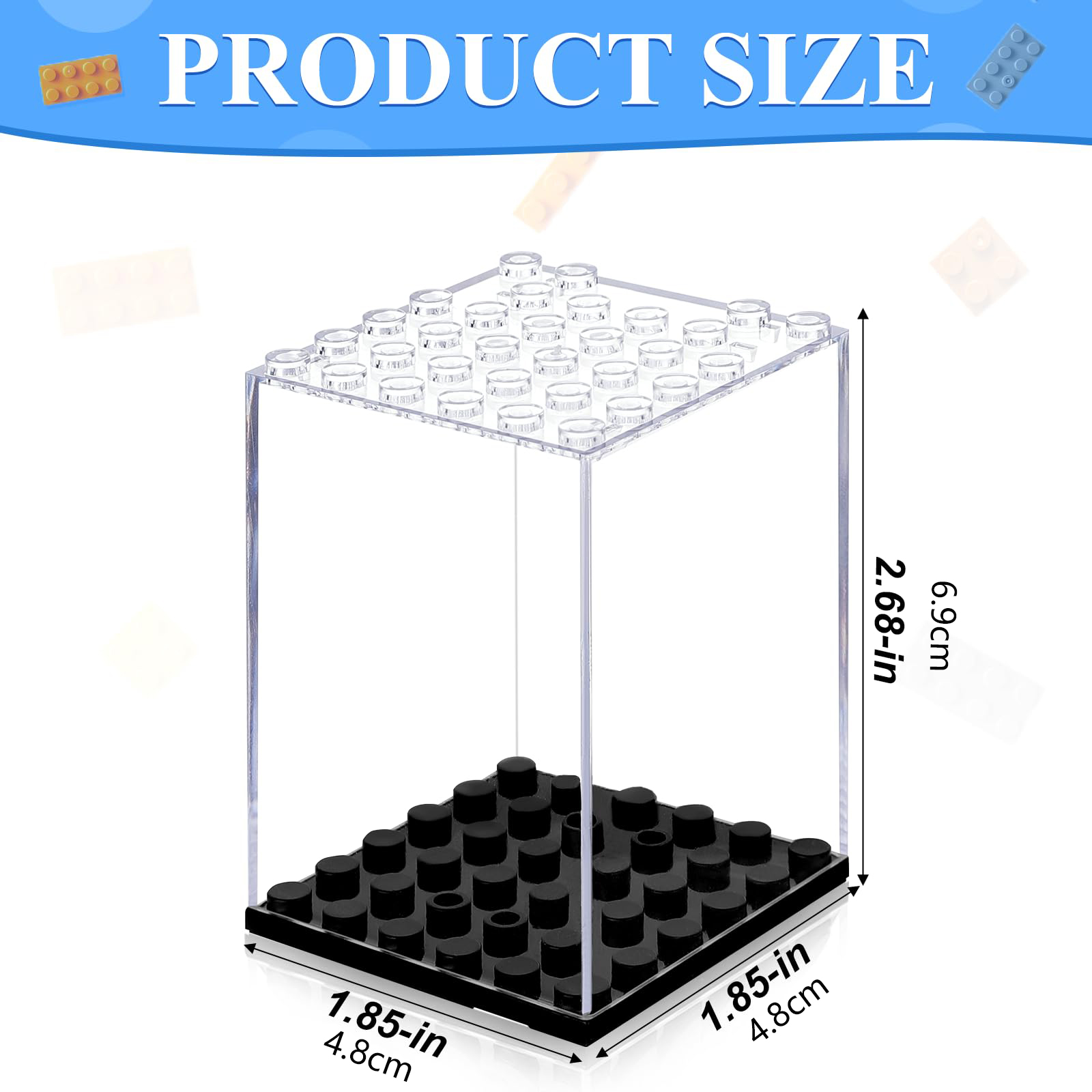 Kotak Pajangan Blok Bangunan A - Action Figure Stand ulasan dan harga