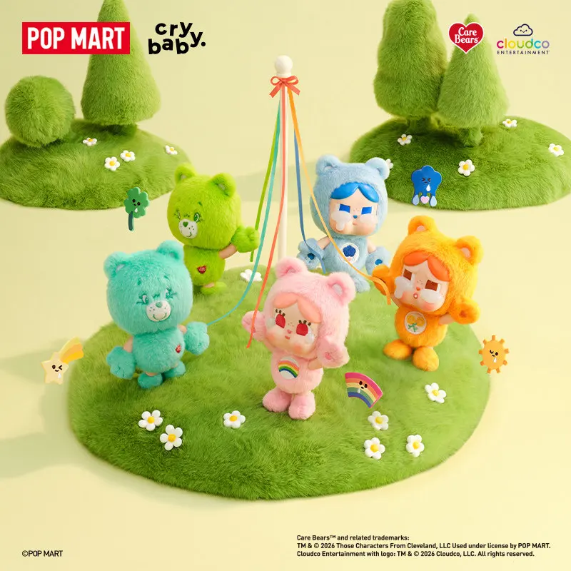 POP MART CRYBABY Seri Care Bea - Vinyl Figure Blank ulasan dan harga