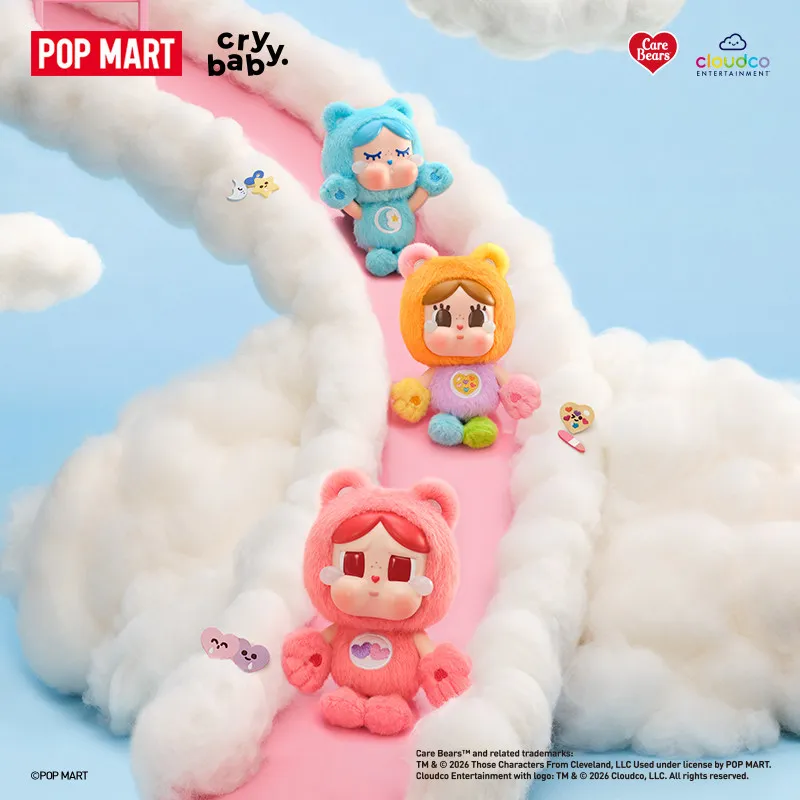 POP MART CRYBABY Seri Care Bea - Vinyl Figure Blank ulasan dan harga