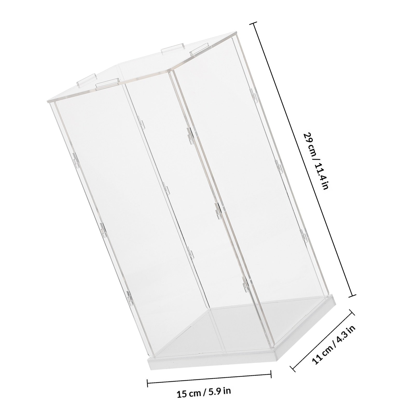 1pc Kotak Display Akrilik Tran - Display Case Acrylic ulasan dan harga