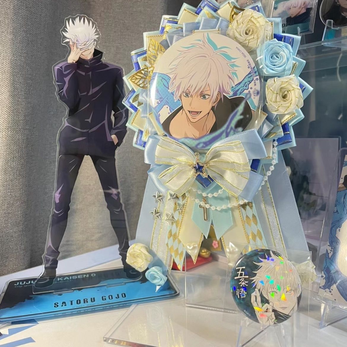 Jujutsu Kaisen Gojo Satoru Acr - Figma Stand Set ulasan dan harga