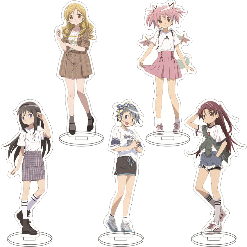 Figur Anime 16CM Puella Magi M - Figma Stand Set ulasan dan harga