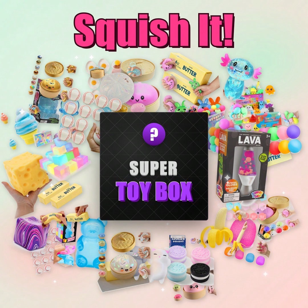 Kotak Misteri Squishy Lucu dan - Mystery Box Blind Bag ulasan dan harga
