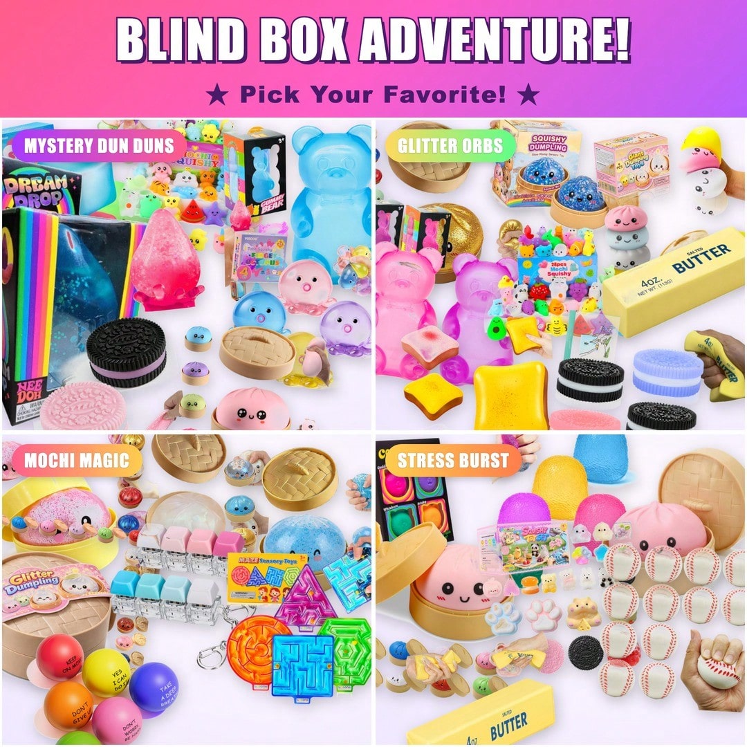 Kotak Misteri Squishy Lucu dan - Mystery Box Blind Bag ulasan dan harga