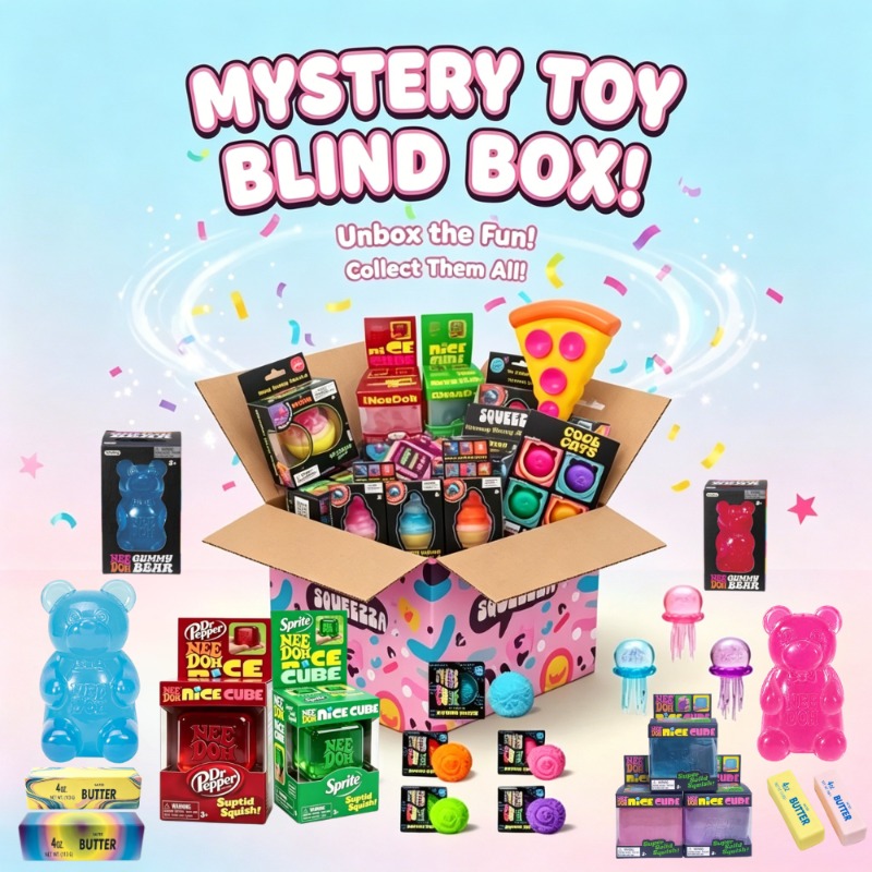 Mainan Squishy Kubus & Ocean L - Mystery Box Blind Bag ulasan dan harga