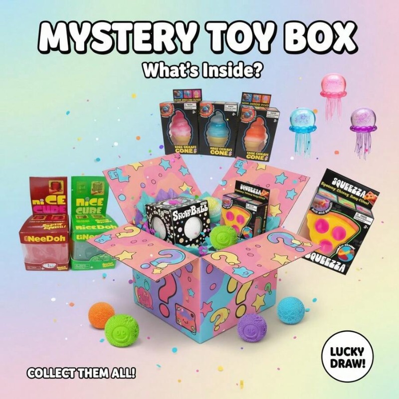Mainan Squishy Kubus & Ocean L - Mystery Box Blind Bag ulasan dan harga