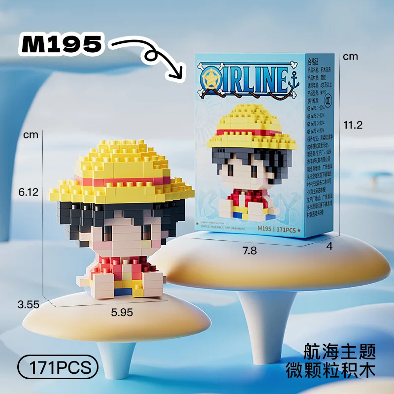 ONE PIECE 3D Anime Model Sun G - Building Block Mini ulasan dan harga